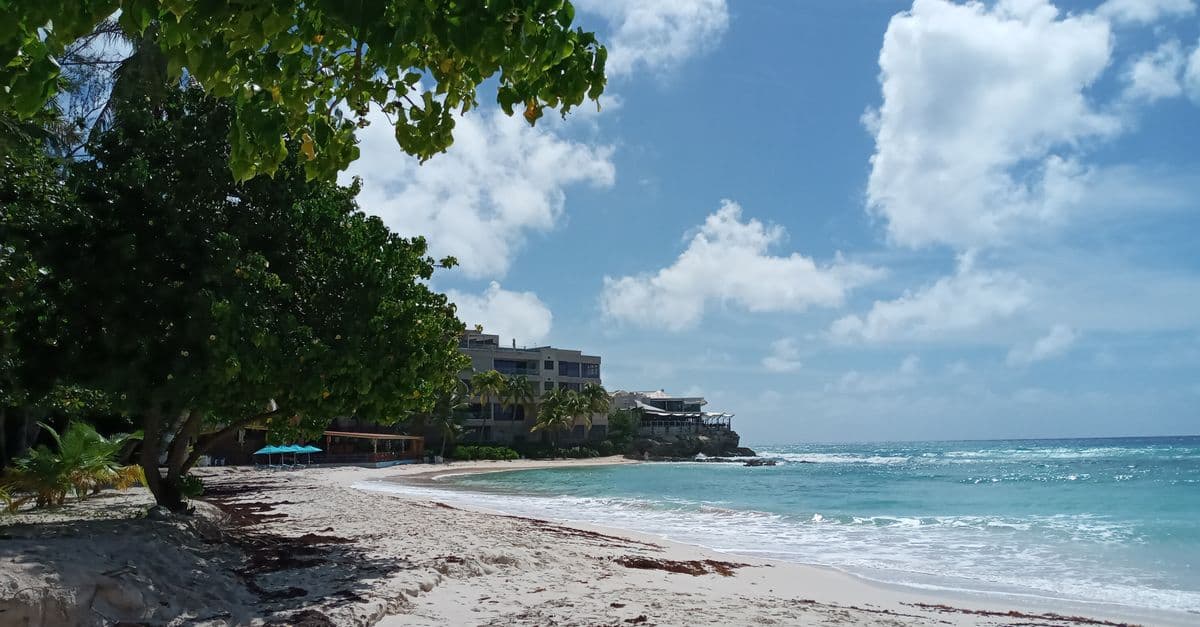 a Barbados beach, Barbados