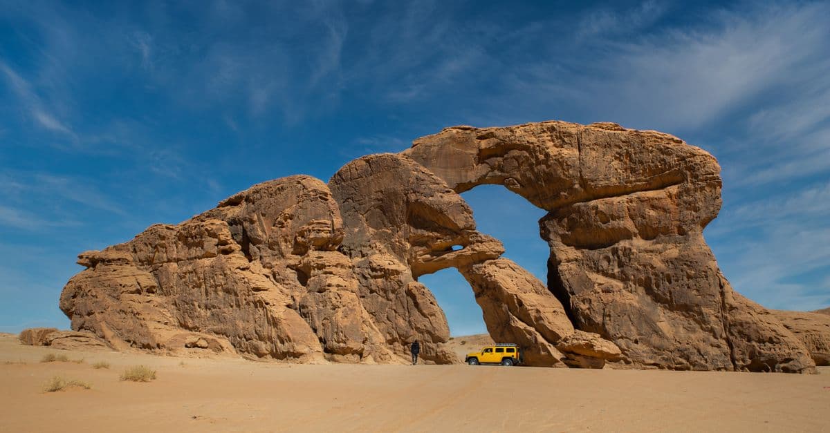 the Ennedi Desert, Chad