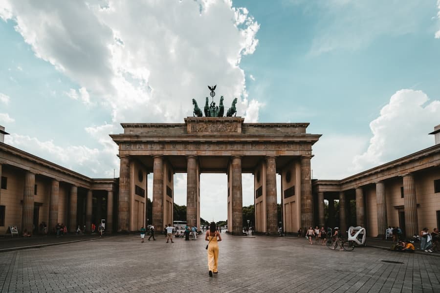 The Brandenburg Gate in Berlin, Germany