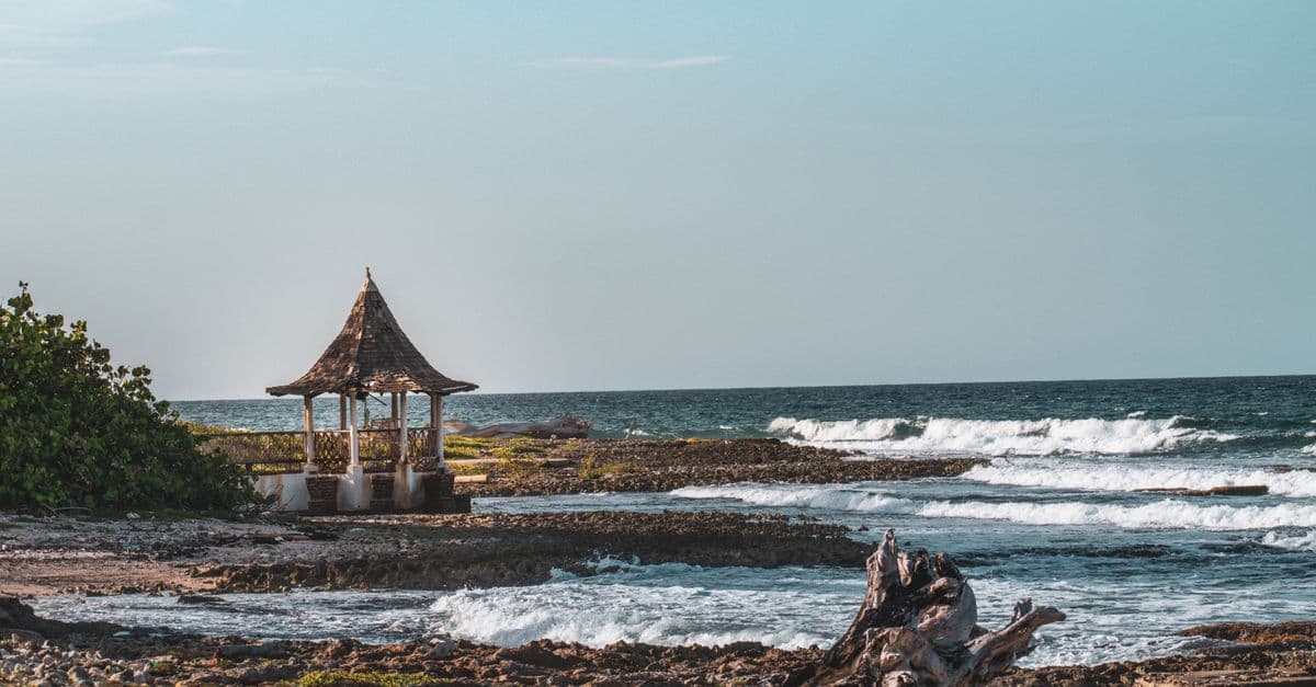 a Jamaican beach, Jamaica