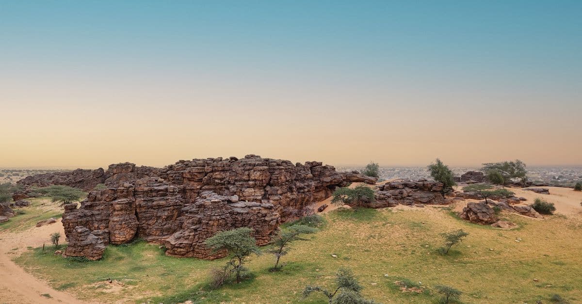 A scenic view of Mauritania
