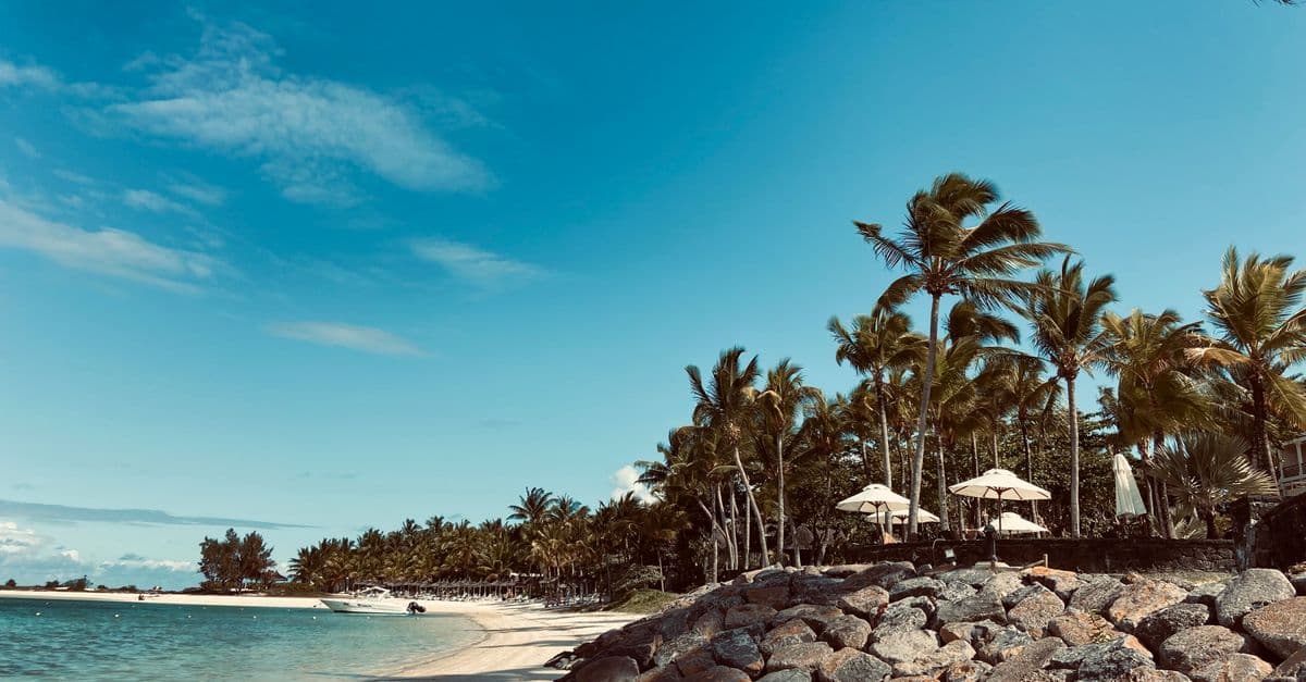 a Mauritius beach, Mauritius