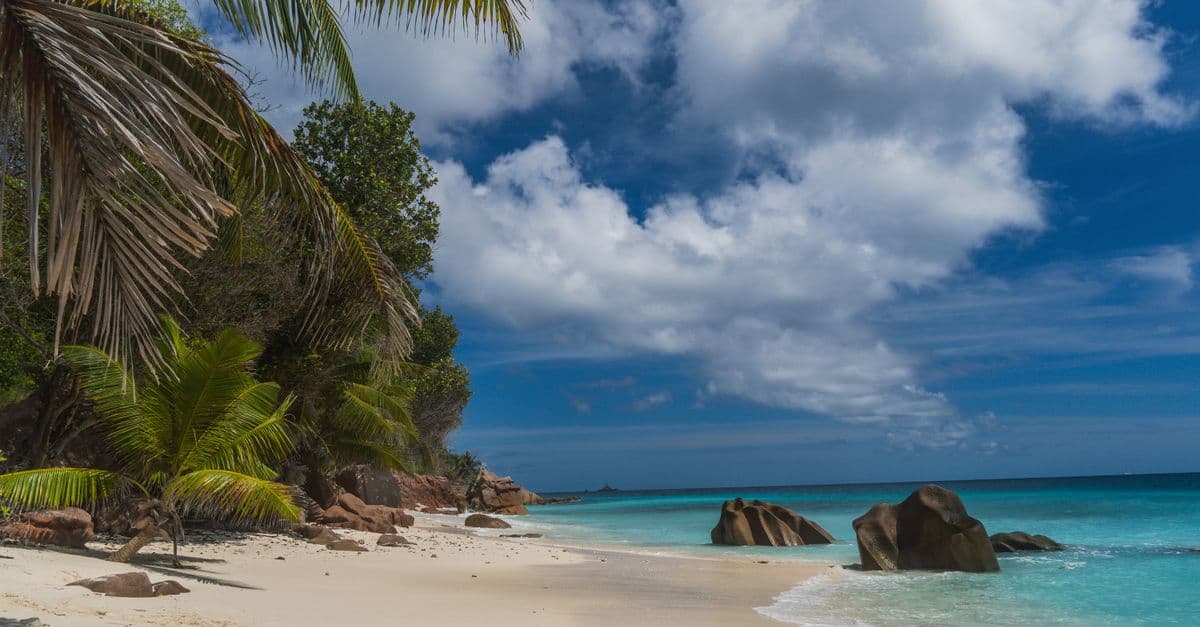 a Seychelles beach, Seychelles