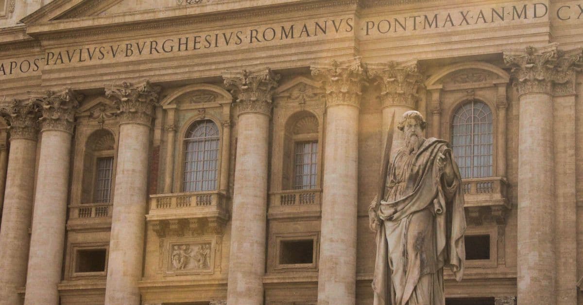 A scenic view of Vatican City
