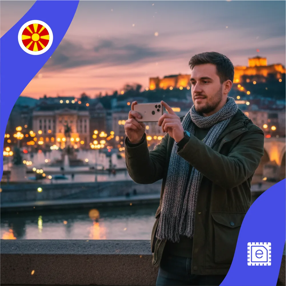 north macedonia esim