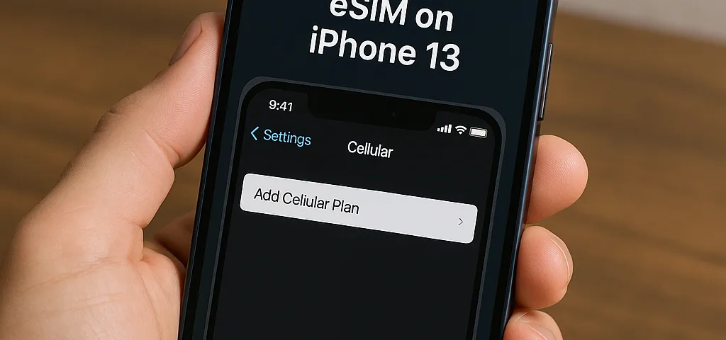 how to activate esim on iphone 13