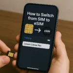 how to switch from sim to esim