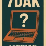 7dak cover art showing a stylized laptop with a question mark on the screen, symbolizing digital mystery.