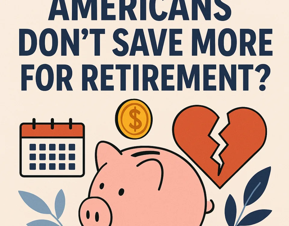 what are two reasons americans don‘t save more for retirement?