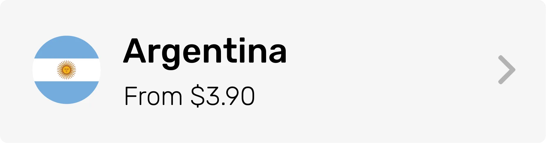 Argentina eSIM Category