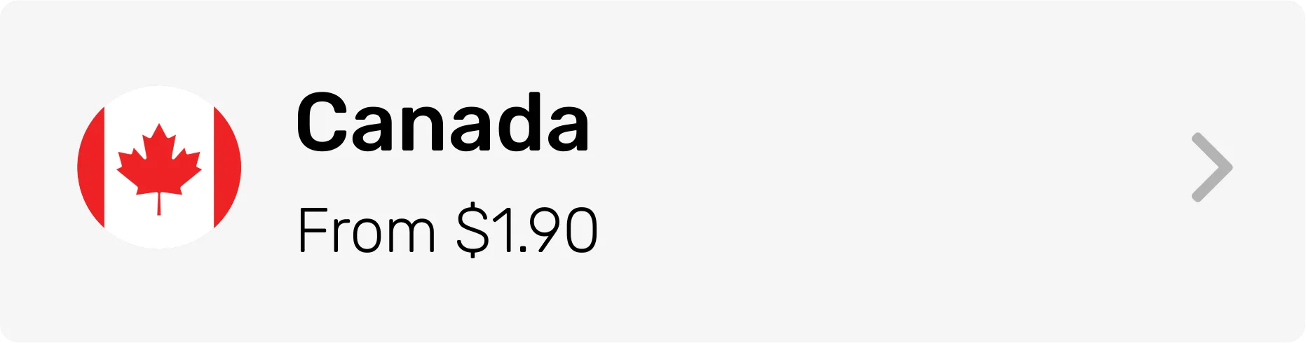 Canada eSIM Category
