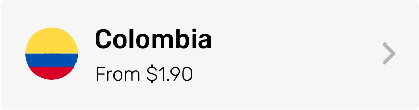 Colombia eSIM Category