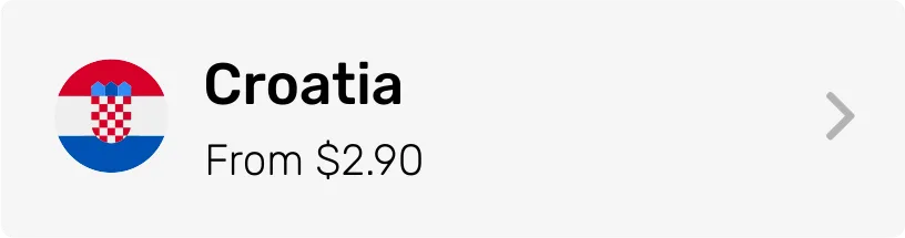 Croatia eSIM Category