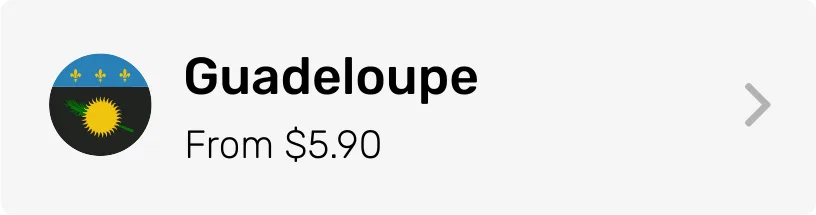 Guadeloupe eSIM Category