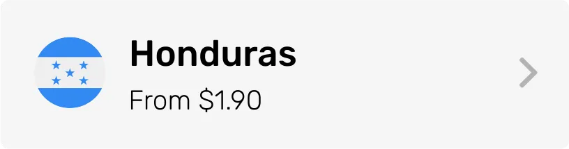 Honduras eSIM Category