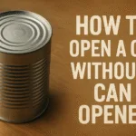 how to open a can without a can opener