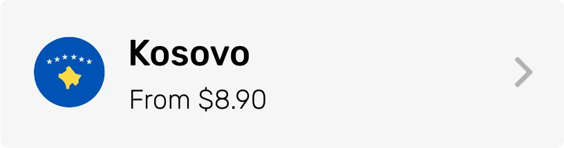 Kosovo eSIM Category