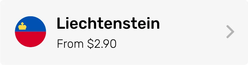 Liechtenstein eSIM Category