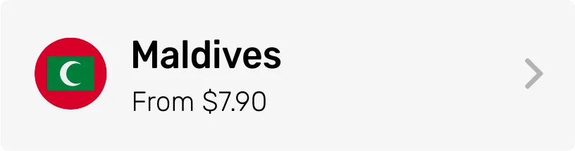 Maldives eSIM Category