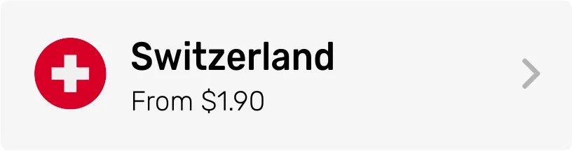 Switzerland eSIM Category