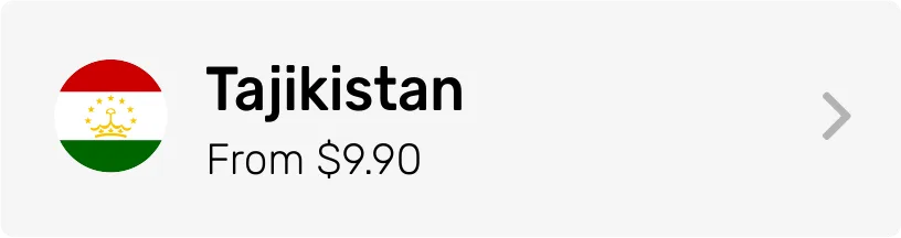 Tajikistan eSIM Category