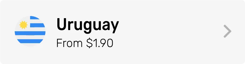 Uruguay eSIM Category