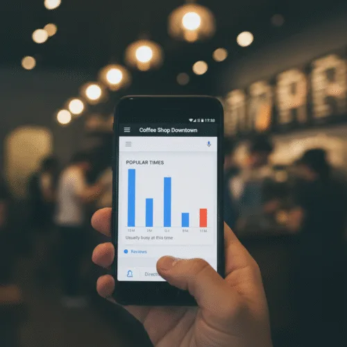 Google Maps Popular Times feature