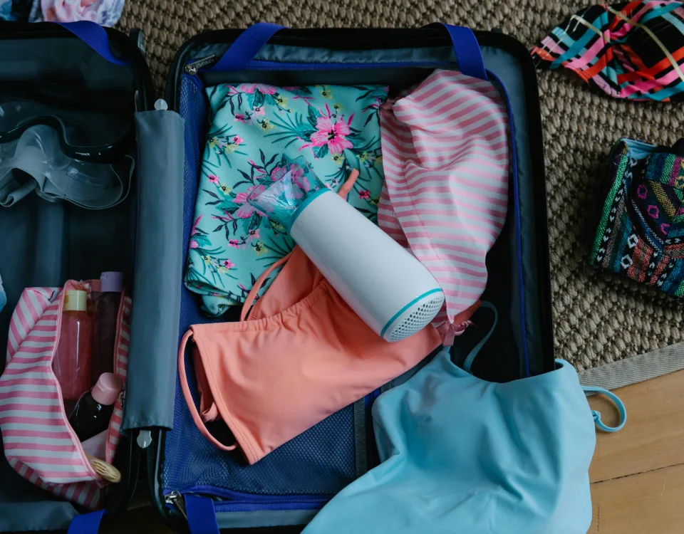 Best packing cubes for carry-on neatly packed in suitcase
