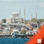 A photograph overlooking Istanbul's historic Mosques, one of the most iconic places to visit in Turkey in this Istanbul Travel Guide.