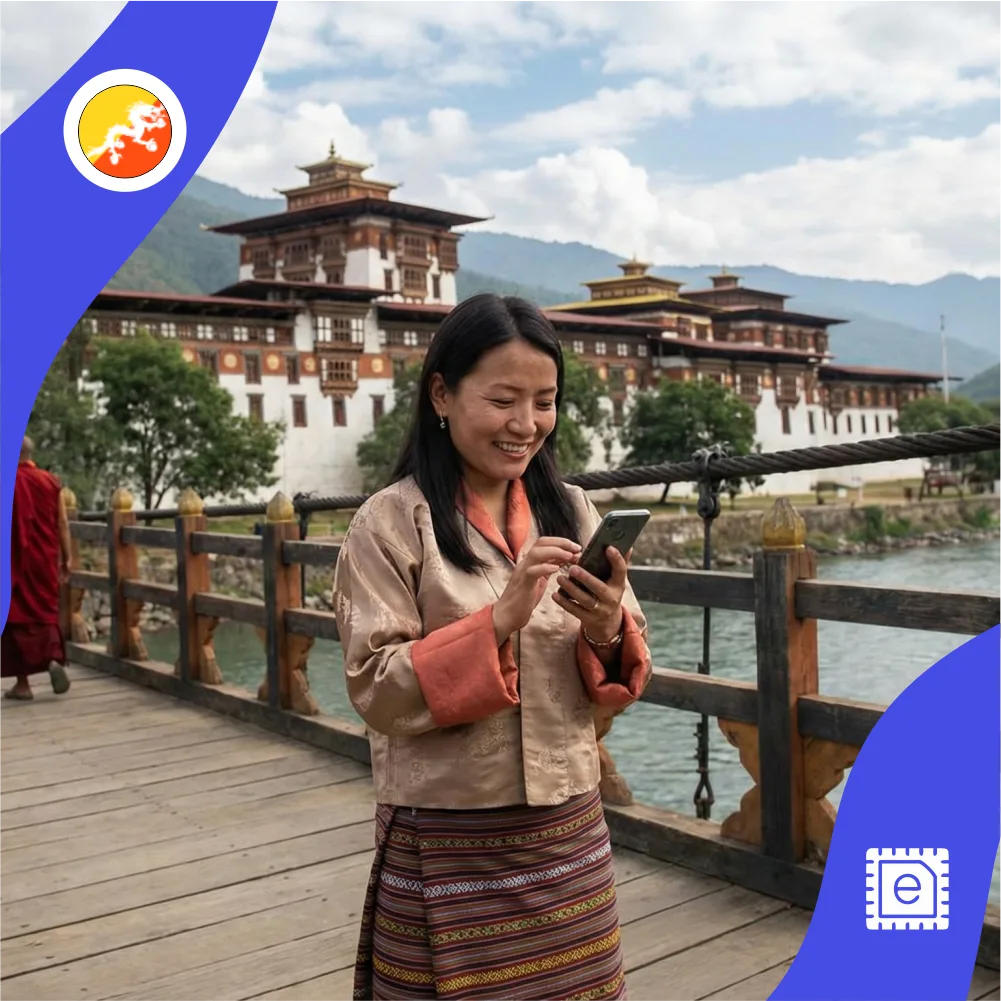 bhutan esim