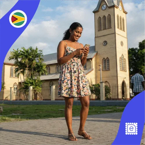 guyana esim
